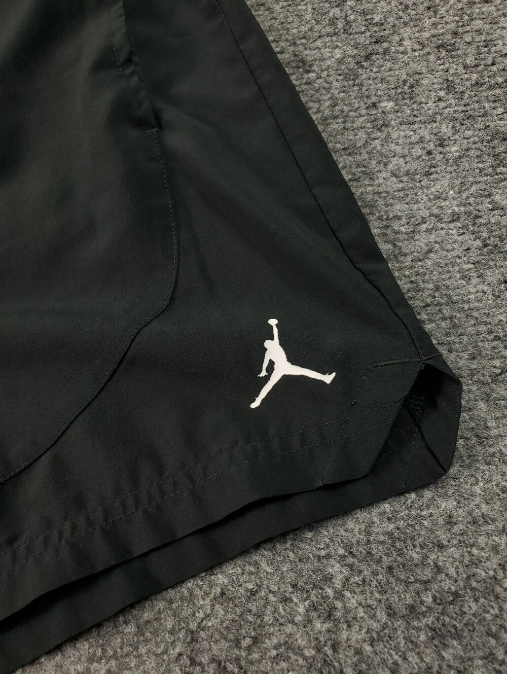 Jordan Dri Fit Sport Jumpman Athletic Shorts Large Black Drawstring Basketball - Picture 3 of 7